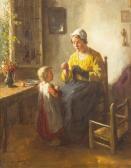 de HOOG Bernard Johann Mending Father's Socks de HOOG Bernard Johann Mending Father's Socks