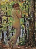 DE IVANOWSKI Sigismund Figure In The Woods DE IVANOWSKI Sigismund Figure In The Woods
