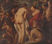 de JONGHE Gustave Leonhard Mythologische Szene (nach Jacob Jordaens) de JONGHE Gustave Leonhard Mythologische Szene (nach Jacob Jordaens)
