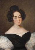 DE LA PERCHE BOYER Hippolyte Portrait De Séraphine Frotier De La Messelière DE LA PERCHE BOYER Hippolyte Portrait De Séraphine Frotier De La Messelière