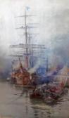 DE LACY Charles John Three Masted Ship DE LACY Charles John Three Masted Ship