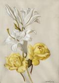 de LEMPICKA Tamara Lys Et Roses Jaunes de LEMPICKA Tamara Lys Et Roses Jaunes