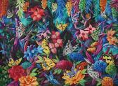 DE LEON ANTONIO Flowers And Butterfly DE LEON ANTONIO Flowers And Butterfly