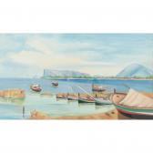 DE LISI G. Paesaggio Marino Con Pescatori DE LISI G. Paesaggio Marino Con Pescatori