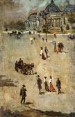 De Lisio Leonardo Veduta Urbana Di Parigi De Lisio Leonardo Veduta Urbana Di Parigi
