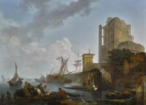 loutherbourg jakob fishermen harbour
