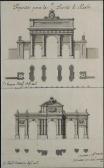 DE MACHUCA Y VARGAS MANUEL Proyectos Para La Puerta De Alcalá Por Ventura Rodriguez, 1ª Y 2ª DE MACHUCA Y VARGAS MANUEL Proyectos Para La Puerta De Alcalá Por Ventura Rodriguez, 1ª Y 2ª