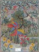 DE MONTALEMBERT Netty Arbre Fleuri Aux Oiseaux DE MONTALEMBERT Netty Arbre Fleuri Aux Oiseaux