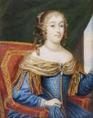 DE MONTVAL Etienne Dreiviertelbildnis Der Duchesse Anne-jule De Rohan-chobot DE MONTVAL Etienne Dreiviertelbildnis Der Duchesse Anne-jule De Rohan-chobot