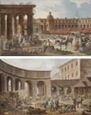 DE PARIS BERNARD L'intérieur D'un Marché; Et L'intérieur D'une Douane DE PARIS BERNARD L'intérieur D'un Marché; Et L'intérieur D'une Douane