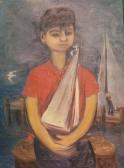 DE PREY Juan Boy With A Sailboat DE PREY Juan Boy With A Sailboat