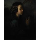 DE RUDDER Louis Henri Young Woman With Lyre DE RUDDER Louis Henri Young Woman With Lyre