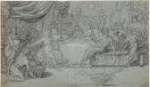 DE SILVESTRE Jean Augustin Les Noces De Cana DE SILVESTRE Jean Augustin Les Noces De Cana