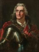 de SILVESTRE Louis Portrait De L'électeur De Saxe Et Roi De Pologne Auguste Ii, Dit Le Fort de SILVESTRE Louis Portrait De L'électeur De Saxe Et Roi De Pologne Auguste Ii, Dit Le Fort