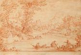 de SILVESTRE Nicolas Charles Paysage Fluvial de SILVESTRE Nicolas Charles Paysage Fluvial