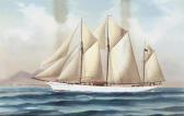 DE SIMONE Antonio The Royal Yacht Squadron's Schooner
Fantôme
In Full Sail Offnaples DE SIMONE Antonio The Royal Yacht Squadron's Schooner
Fantôme
In Full Sail Offnaples