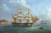 de SIMONE Tomaso H.m.s. Cressy Lying At Anchor Off Naples de SIMONE Tomaso H.m.s. Cressy Lying At Anchor Off Naples