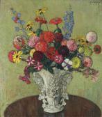 DE SMET Leon Flowers In A Vase DE SMET Leon Flowers In A Vase