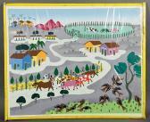 DE SOUZA Gerald Landscape With Animals DE SOUZA Gerald Landscape With Animals