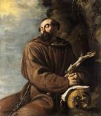de TORRES Clemente Den Helige Franciskus. Uppfodrad Duk 101 X 88 Cm de TORRES Clemente Den Helige Franciskus. Uppfodrad Duk 101 X 88 Cm
