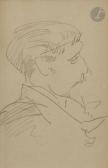 DE TOULOUSE-LAUTREC Henri Portrait De M. Francis Jourdain DE TOULOUSE-LAUTREC Henri Portrait De M. Francis Jourdain