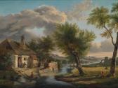 DE VAUDONCOURT H. Idyllic River Landscape DE VAUDONCOURT H. Idyllic River Landscape