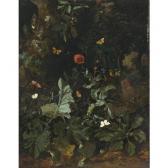 DE VREE NICOLAS A Forest Floor Still Life With Flowering Plants Andbutterflies DE VREE NICOLAS A Forest Floor Still Life With Flowering Plants Andbutterflies