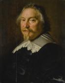 de VRIES Abraham Portrait Of A Bearded Gentleman, Bust Length, With A Lace Collar de VRIES Abraham Portrait Of A Bearded Gentleman, Bust Length, With A Lace Collar