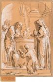 DE WIT Jacob Vestal Virgins At An Altar DE WIT Jacob Vestal Virgins At An Altar