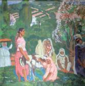 DEBUZON Francois Marius Les Bergers Près D'alger DEBUZON Francois Marius Les Bergers Près D'alger