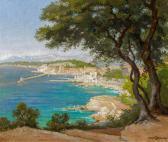 DECAMPS Maurice Ermont Baie Des Anges. Ausblick Vom Mont Boron DECAMPS Maurice Ermont Baie Des Anges. Ausblick Vom Mont Boron