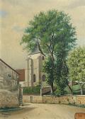 Decante P. A Street In A French Village Decante P. A Street In A French Village