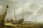 DECKER Cornelis Gerritsz Coastal Landscape With Fishermen Near Their Boat On The Beach DECKER Cornelis Gerritsz Coastal Landscape With Fishermen Near Their Boat On The Beach