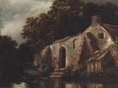 DECKER Cornelis Gerritsz River Landscape With Farmstead DECKER Cornelis Gerritsz River Landscape With Farmstead