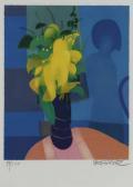 DEFOSSEZ Alfred, Freddy « Bouquet Jaune Et Femme En Bleu » DEFOSSEZ Alfred, Freddy « Bouquet Jaune Et Femme En Bleu »