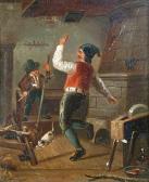 DEFREGGER von Franz A Peasant Doing A Jig In An Interior DEFREGGER von Franz A Peasant Doing A Jig In An Interior