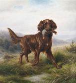 DEIKER Johannes Christian A Setter Retrieving A Partridge DEIKER Johannes Christian A Setter Retrieving A Partridge