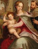 DEL BRINA Francesco Madonna And Child With A Saint DEL BRINA Francesco Madonna And Child With A Saint