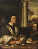 DEL PIOMBO Sebastiano Porträt Des Staatsmannes Fery Carondolet Und Seines Sekretärs DEL PIOMBO Sebastiano Porträt Des Staatsmannes Fery Carondolet Und Seines Sekretärs