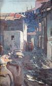 DELACROIX André Le Souk Des Teinturiers À Sidi Bou-saïd DELACROIX André Le Souk Des Teinturiers À Sidi Bou-saïd