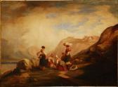 DELACROIX Paul Vista Costera Con Lavanderas DELACROIX Paul Vista Costera Con Lavanderas