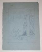 DELAMAIN Paul Woman And Children In An Interior DELAMAIN Paul Woman And Children In An Interior