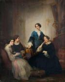 DELAMARRE DE MONCHAUX Theodore Portrait Présumé De La Famille Lyautey DELAMARRE DE MONCHAUX Theodore Portrait Présumé De La Famille Lyautey