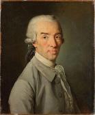 DELAPIERRE Nicolas Benjamin Portrait De Gentilhomme En Costume Gris DELAPIERRE Nicolas Benjamin Portrait De Gentilhomme En Costume Gris
