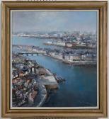 DELARUE City View With River DELARUE City View With River