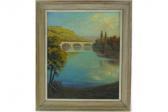 DELAUNAY CLAUDE River Landscape DELAUNAY CLAUDE River Landscape