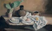 DELAUZIERES André Still Life With Fruit And Cactus DELAUZIERES André Still Life With Fruit And Cactus