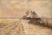 DELDERENNE Leon Winterlandschap DELDERENNE Leon Winterlandschap