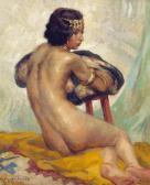 DELECLUZE Eugène L'odalisque Aux Bijoux DELECLUZE Eugène L'odalisque Aux Bijoux
