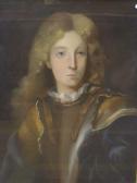 DELESME P. Portrait De Jeune Homme De Cour DELESME P. Portrait De Jeune Homme De Cour